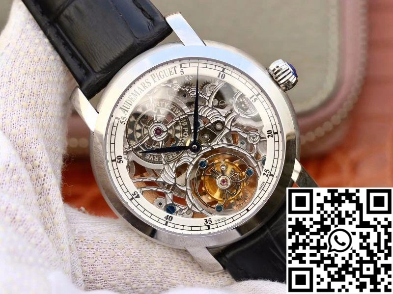 Audemars Piguet Jules Audemars Tourbillon 26357PT.ZZ.D028CR.02 Skeleton Dial SunProtective 20