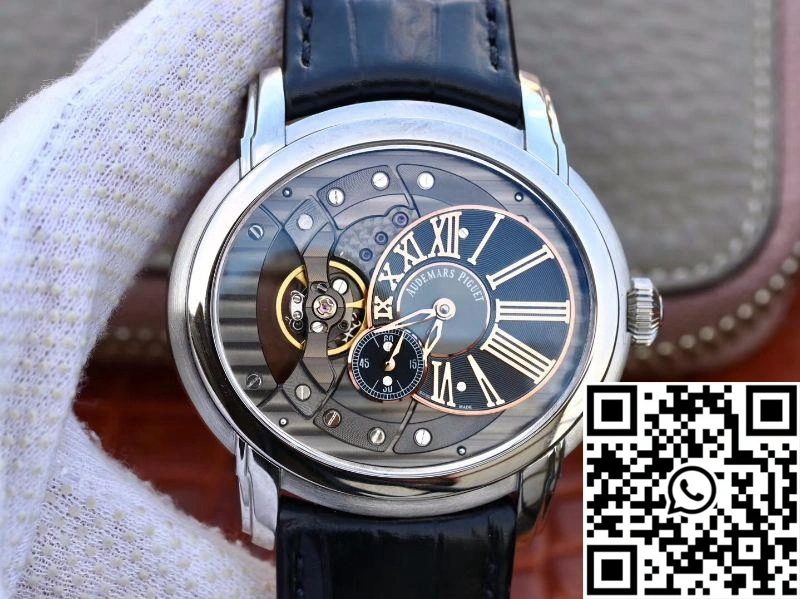 Cozy Audemars Piguet Millenary 15350OR.00.D093CR.02 V9 Factory Skeleton Dial 25