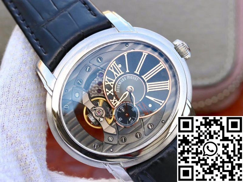 Cozy Audemars Piguet Millenary 15350OR.00.D093CR.02 V9 Factory Skeleton Dial 25