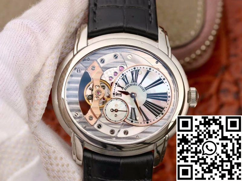 Seasonal Audemars Piguet Millenary 4101 15350ST.00.D002CR.02 V9 Factory Skeleton Dial 24