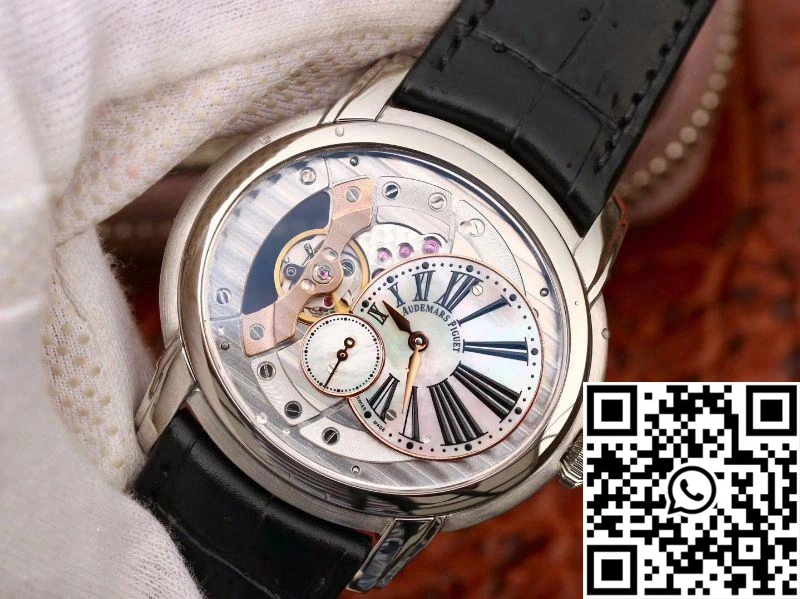 Seasonal Audemars Piguet Millenary 4101 15350ST.00.D002CR.02 V9 Factory Skeleton Dial 24