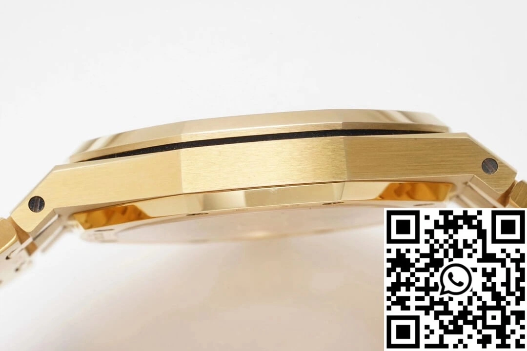 Reliable Audemars Piguet Royal Oak 15202BA.OO.1240BA.01 KZ Factory Yellow Gold Blue Dial 38