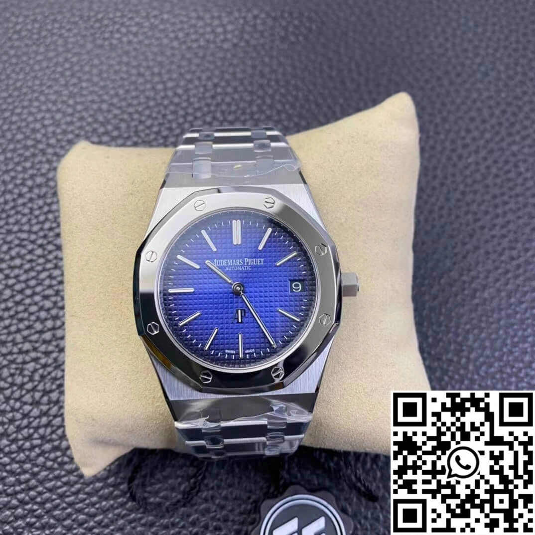 Audemars Piguet Royal Oak 15202IP.OO.1240IP.01 ZF Factory Smoked Blue Dial EasyCare 37