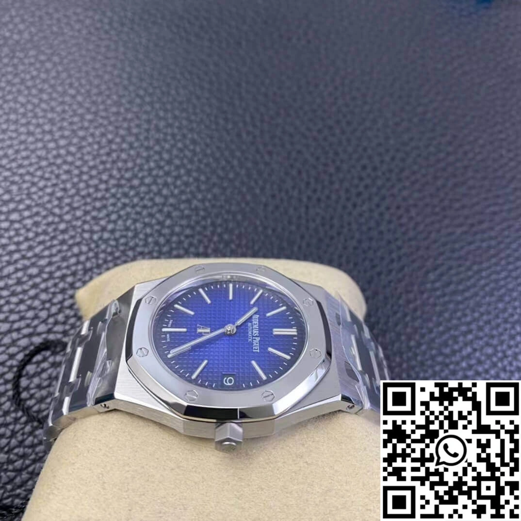 Audemars Piguet Royal Oak 15202IP.OO.1240IP.01 ZF Factory Smoked Blue Dial EasyCare 37