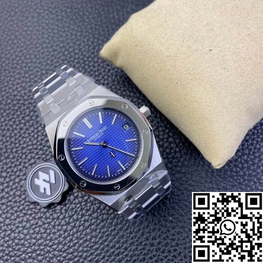 Audemars Piguet Royal Oak 15202IP.OO.1240IP.01 ZF Factory Smoked Blue Dial EasyCare 37