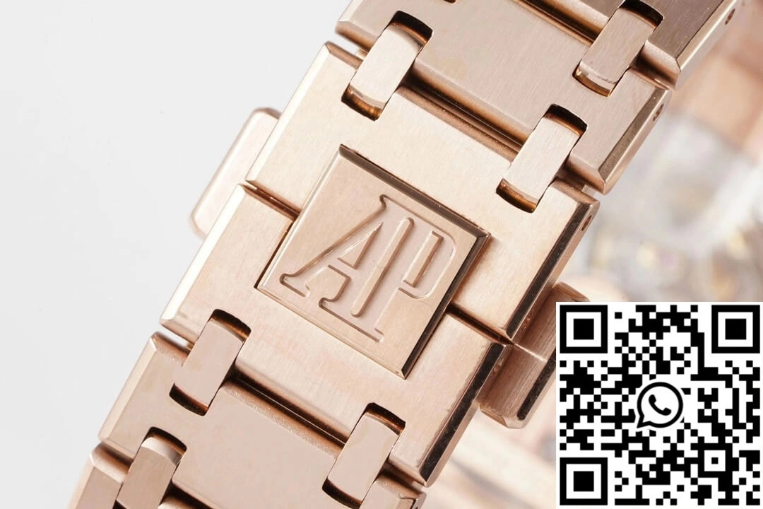 Audemars Piguet Royal Oak 15202OR.OO.1240OR.01 KZ Factory Rose Gold Blue Dial RelaxedFit 26