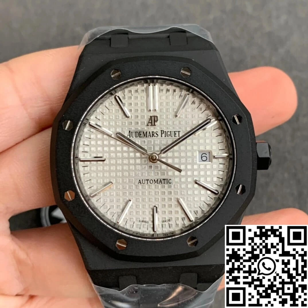 Durable Audemars Piguet Royal Oak 15400 DLC Version ZF Factory White Dial 51