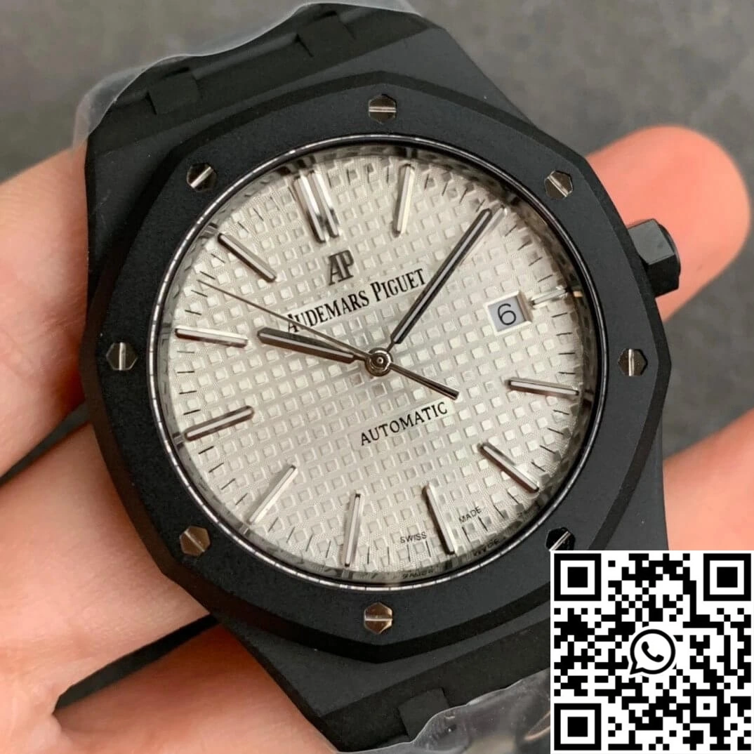 Durable Audemars Piguet Royal Oak 15400 DLC Version ZF Factory White Dial 51