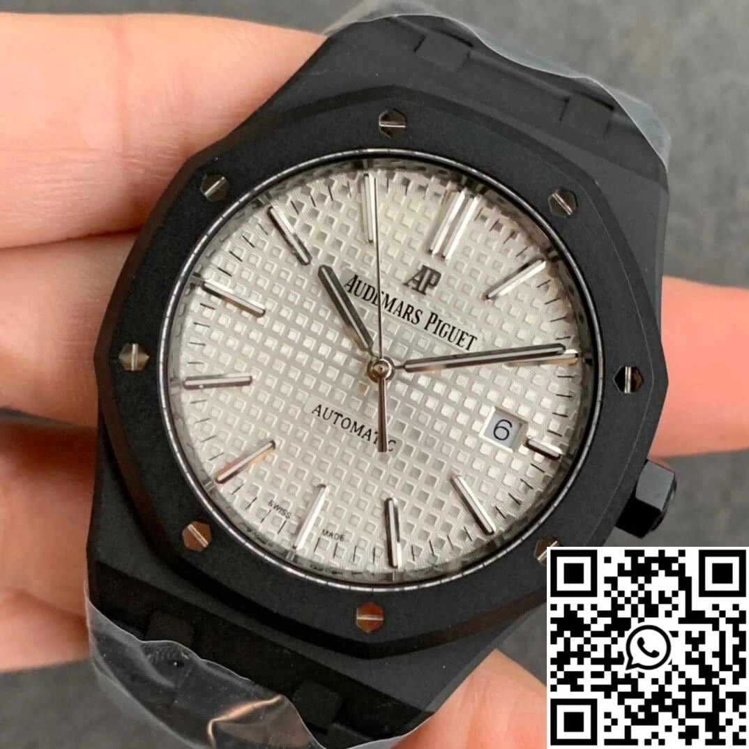 Durable Audemars Piguet Royal Oak 15400 DLC Version ZF Factory White Dial 51