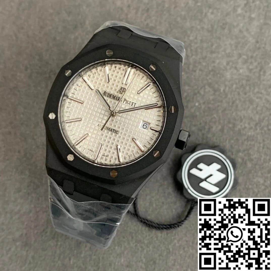 Durable Audemars Piguet Royal Oak 15400 DLC Version ZF Factory White Dial 51