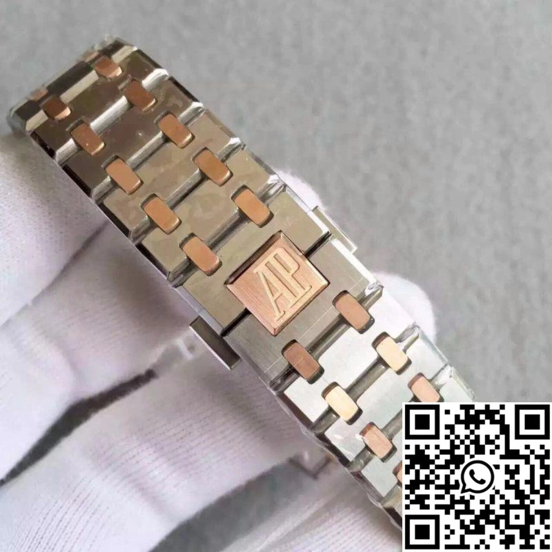 WellDesigned Audemars Piguet Royal Oak 15400 JF Factory Rose Gold Black Dial 59