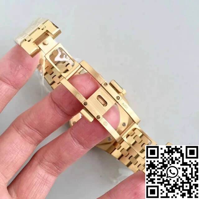 ZipUp Audemars Piguet Royal Oak 15400OR JF Factory Yellow Gold Blue Dial 32