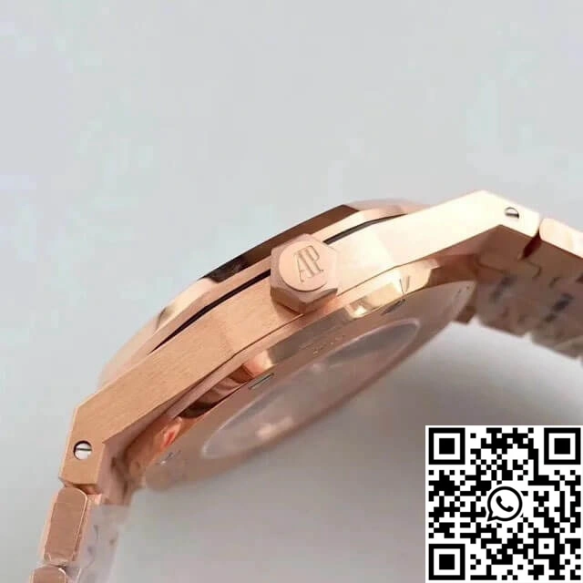 TopPick Audemars Piguet Royal Oak 15400OR.OO.1220OR.03 JF Factory Rose Gold Blue Dial 30