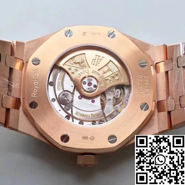 TopPick Audemars Piguet Royal Oak 15400OR.OO.1220OR.03 JF Factory Rose Gold Blue Dial 30
