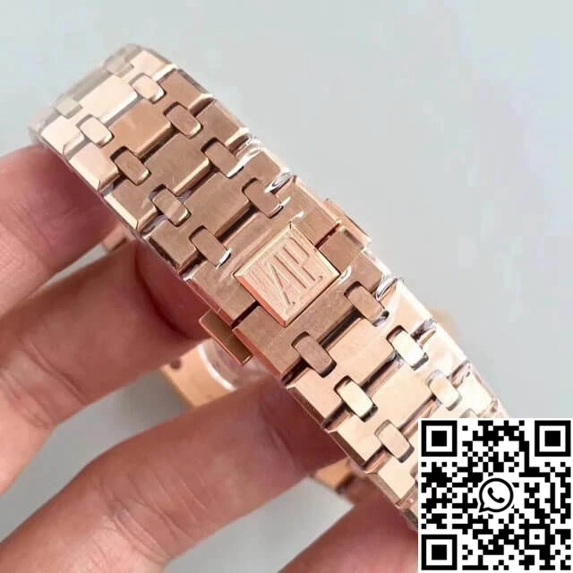TopPick Audemars Piguet Royal Oak 15400OR.OO.1220OR.03 JF Factory Rose Gold Blue Dial 30