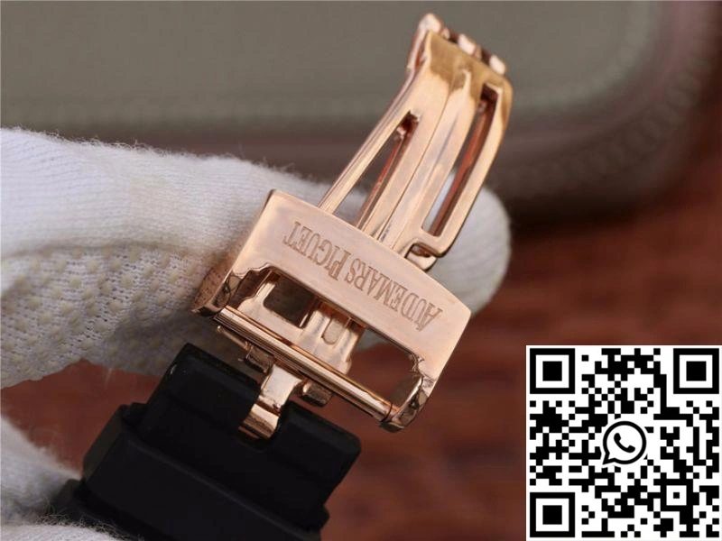 Audemars Piguet Royal Oak 15400OR.OO.D002CR.01 JF Factory Black Dial SmoothTexture 55