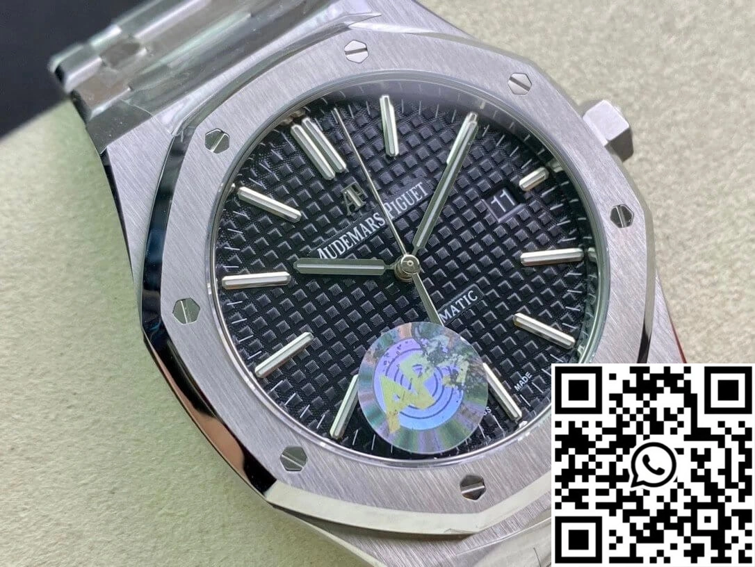 Bright Audemars Piguet Royal Oak 15400ST.OO.1220ST.01 APS Factory Black Dial 109