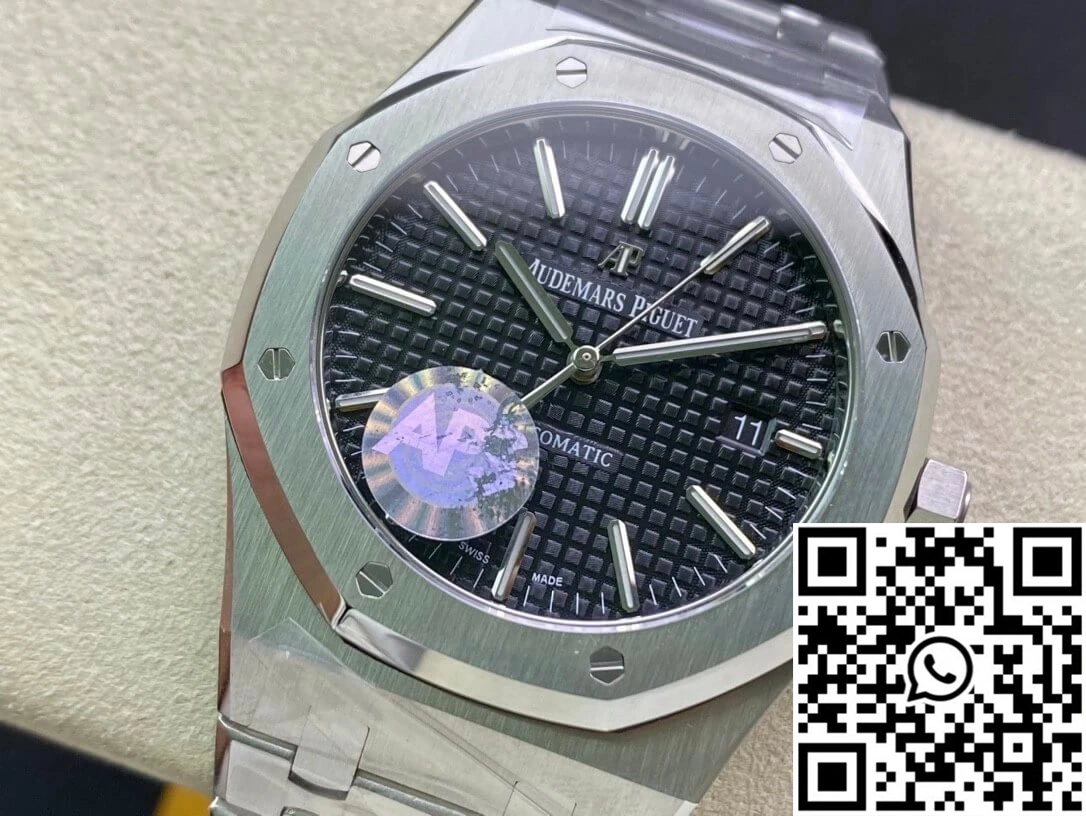 Bright Audemars Piguet Royal Oak 15400ST.OO.1220ST.01 APS Factory Black Dial 109