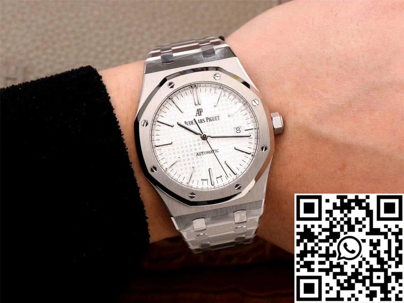 Comfortable Audemars Piguet Royal Oak 15400ST.OO.1220ST.02 ZF Factory White Dial 50