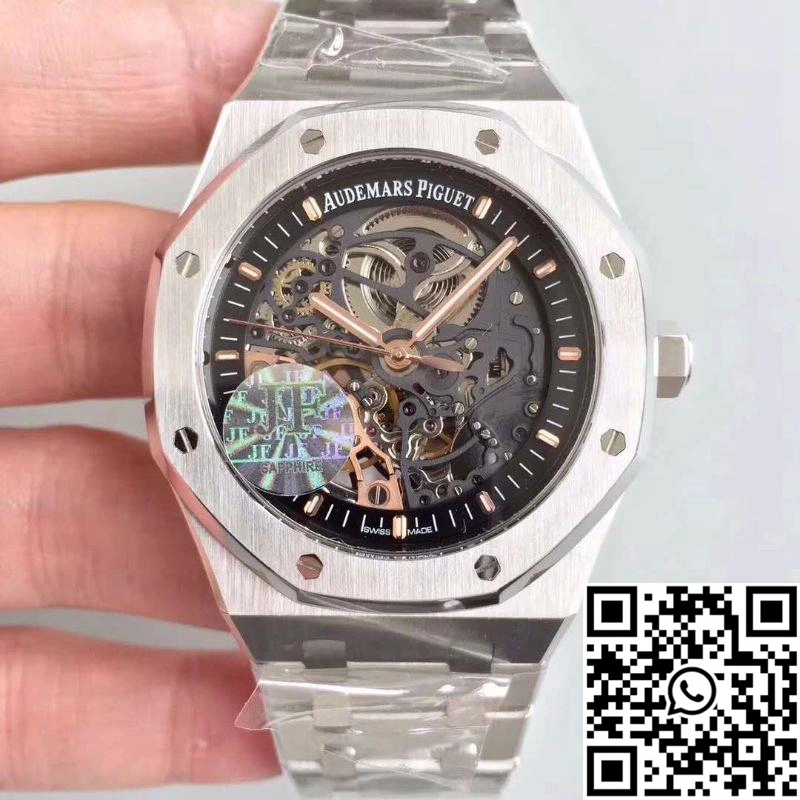 Audemars Piguet Royal Oak 15407ST.OO.1220ST.01 JF Factory Skeleton Dial Compact 117