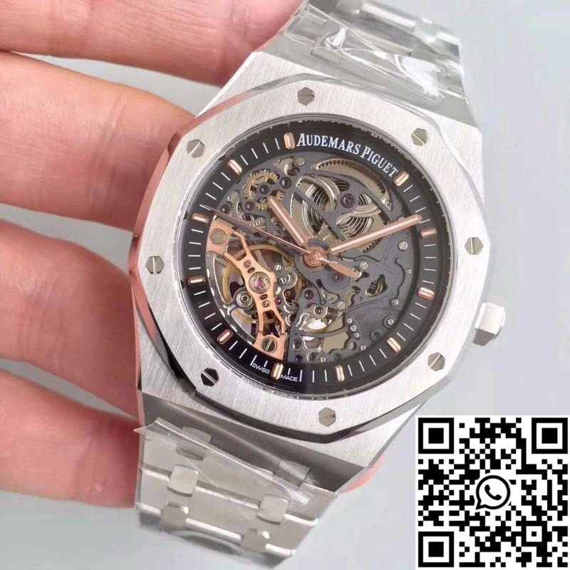 Audemars Piguet Royal Oak 15407ST.OO.1220ST.01 JF Factory Skeleton Dial Compact 117
