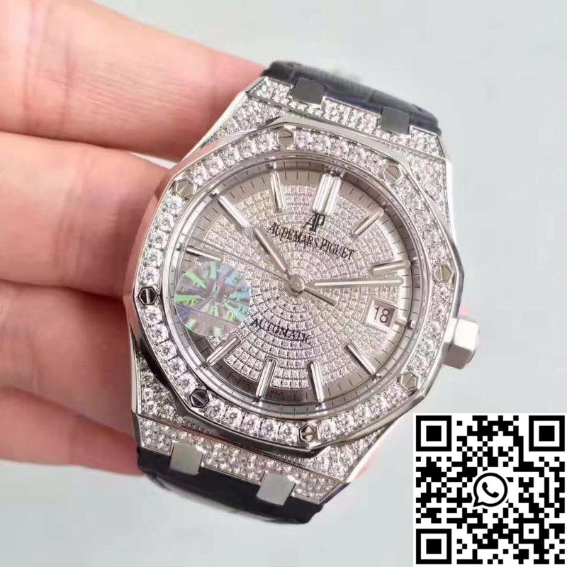 Audemars Piguet Royal Oak 15450 JF Factory Diamond Dial AllSeason 144