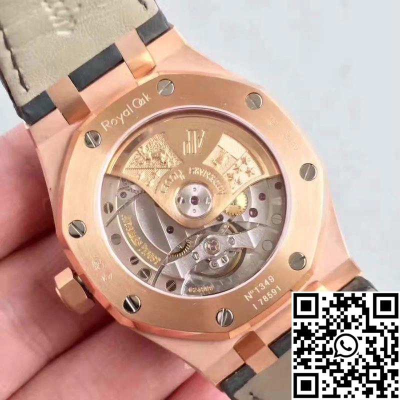 TimelessDesign Audemars Piguet Royal Oak 15450 JF Factory Rose Gold Diamond Dial 93