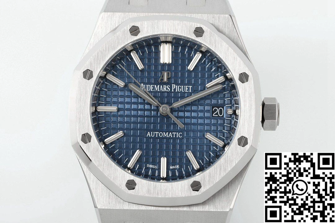 Elegant Audemars Piguet Royal Oak 15450ST.OO.1256ST.03 ZF Factory Blue Dial 80
