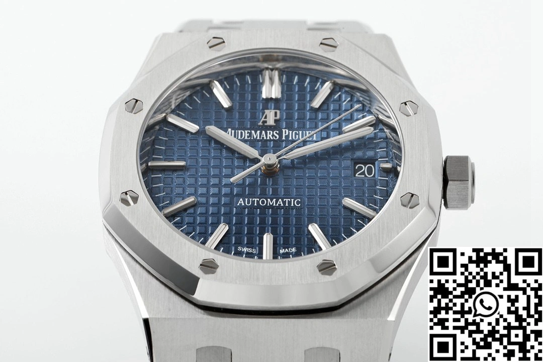 Elegant Audemars Piguet Royal Oak 15450ST.OO.1256ST.03 ZF Factory Blue Dial 80