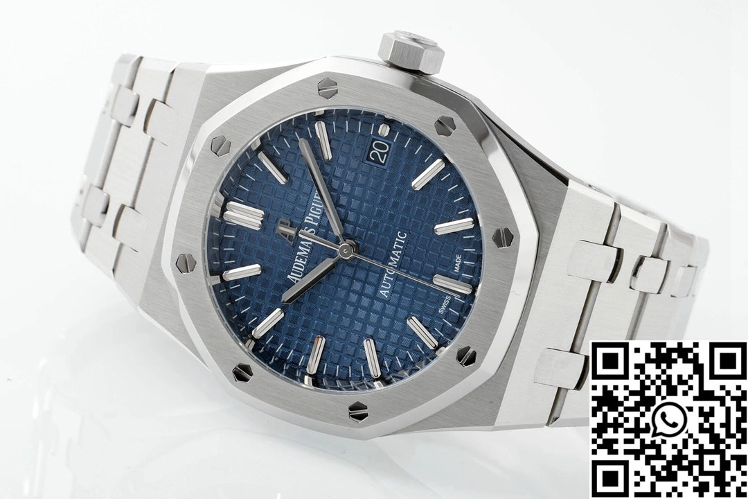 Elegant Audemars Piguet Royal Oak 15450ST.OO.1256ST.03 ZF Factory Blue Dial 80