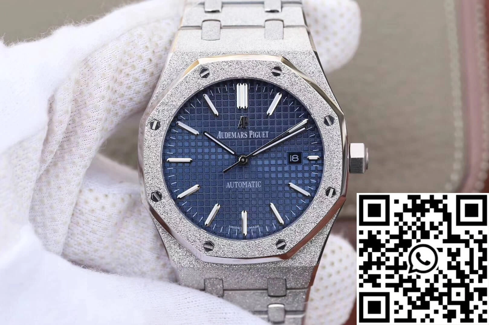 Audemars Piguet Royal Oak 15454BC.GG.1259BC.01 JH Factory Blue Dial ZipUp 69