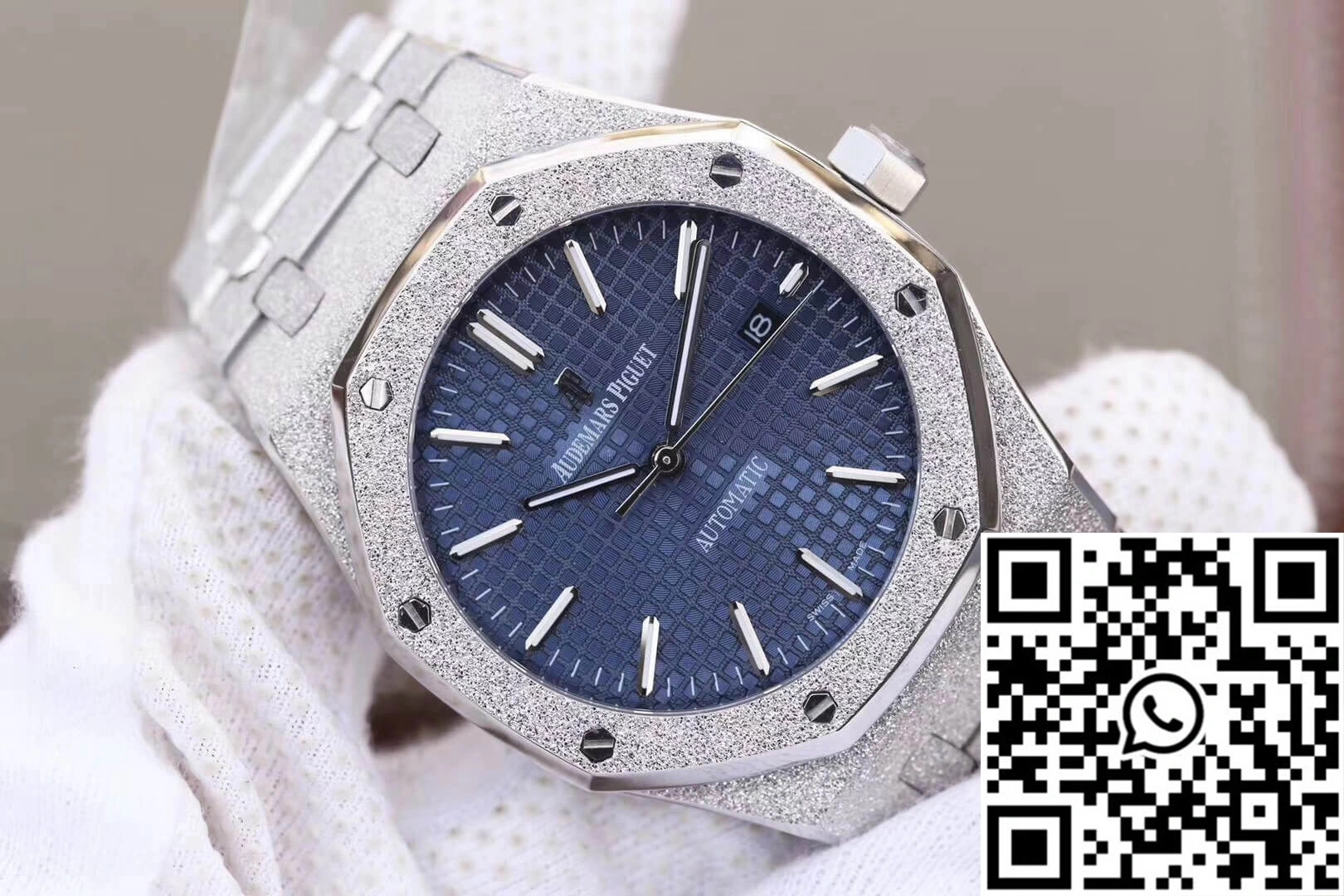 Audemars Piguet Royal Oak 15454BC.GG.1259BC.01 JH Factory Blue Dial ZipUp 69