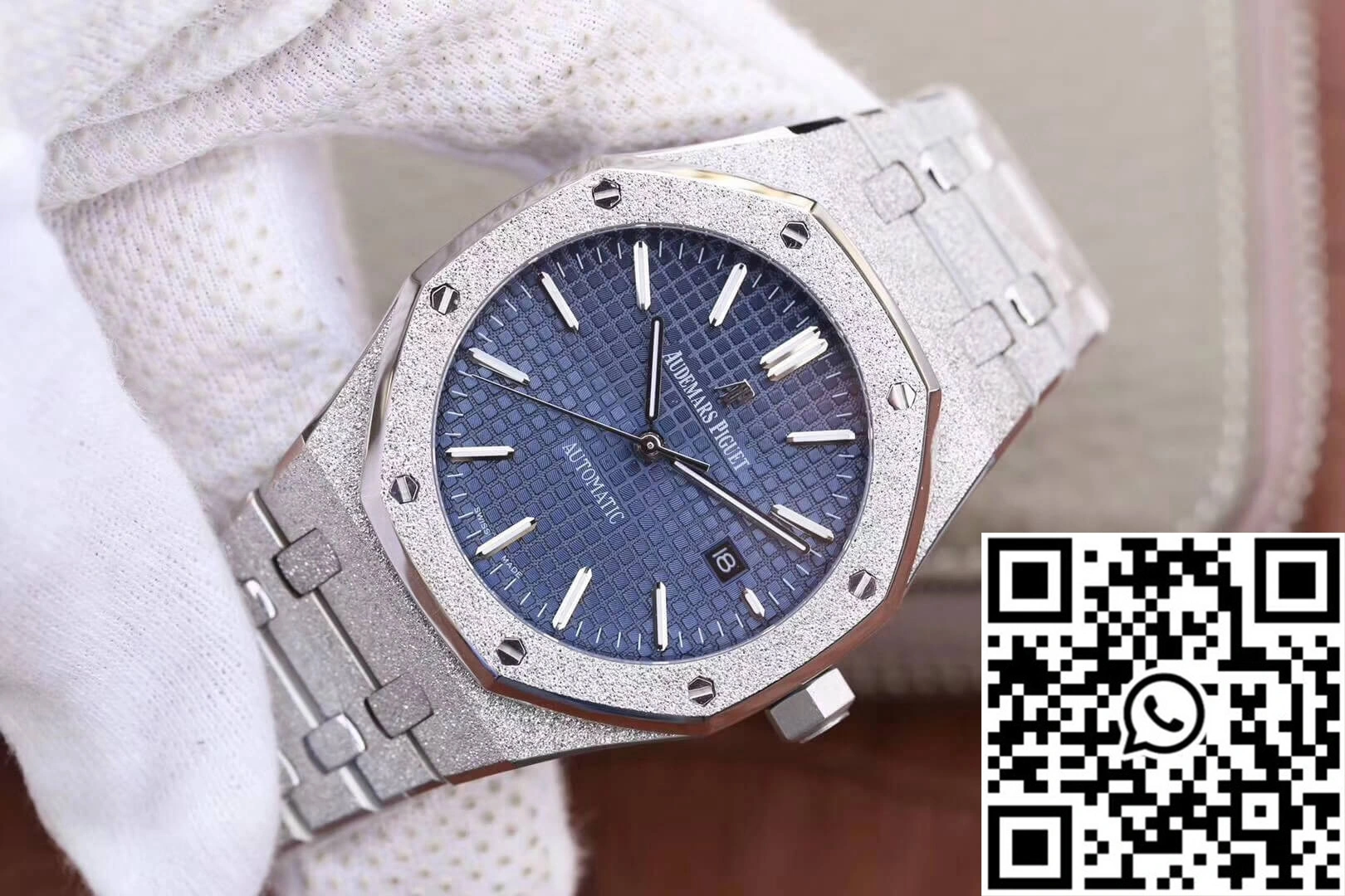 Audemars Piguet Royal Oak 15454BC.GG.1259BC.01 JH Factory Blue Dial ZipUp 69