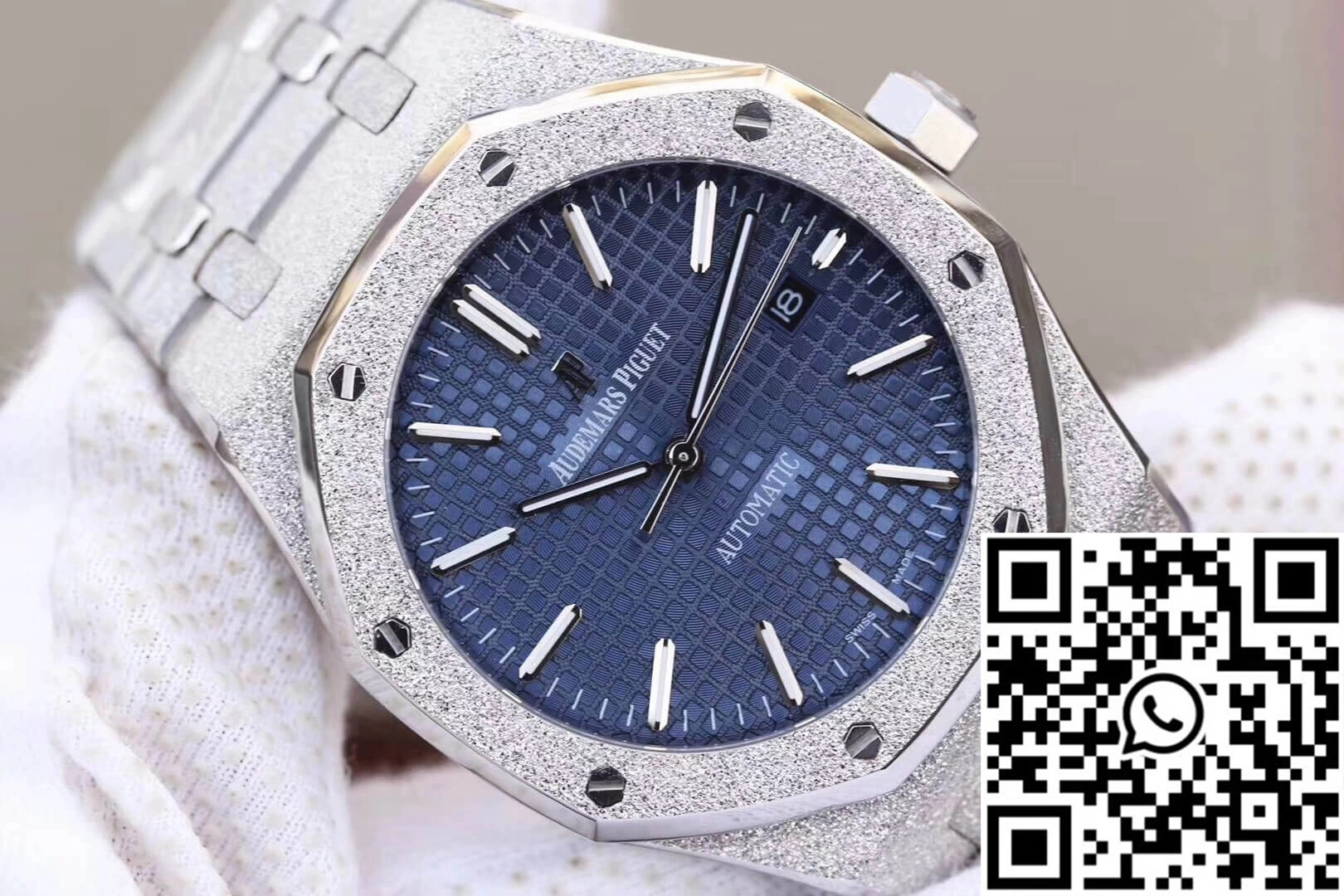 Audemars Piguet Royal Oak 15454BC.GG.1259BC.01 JH Factory Blue Dial ZipUp 69