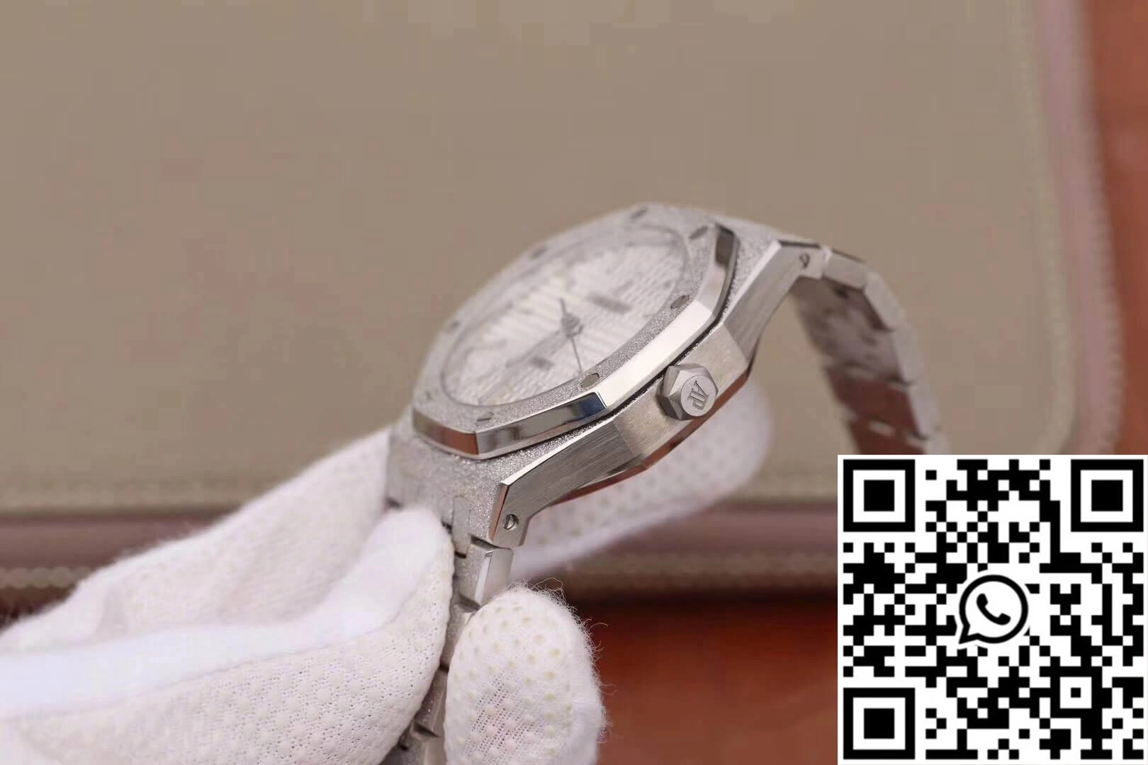 WeatherProof Audemars Piguet Royal Oak 15454BC.GG.1259BC.01 JH Factory Silver Dial 110