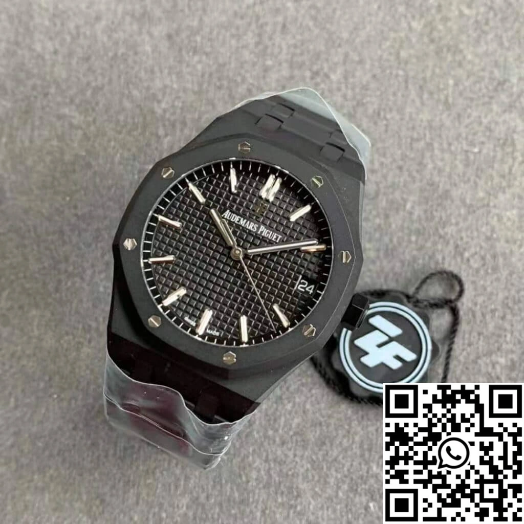 Audemars Piguet Royal Oak 15500 DLC Version ZF Factory Frosted Black Dial Practical 89