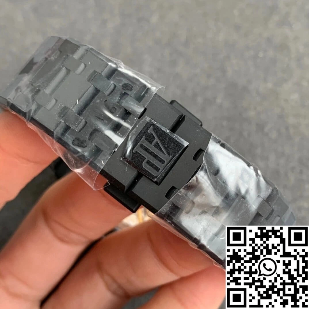 WaterResistant Audemars Piguet Royal Oak 15500 DLC Version ZF Factory Frosted Blue Dial 113