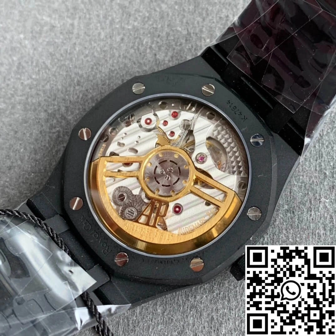 WaterResistant Audemars Piguet Royal Oak 15500 DLC Version ZF Factory Frosted Blue Dial 113