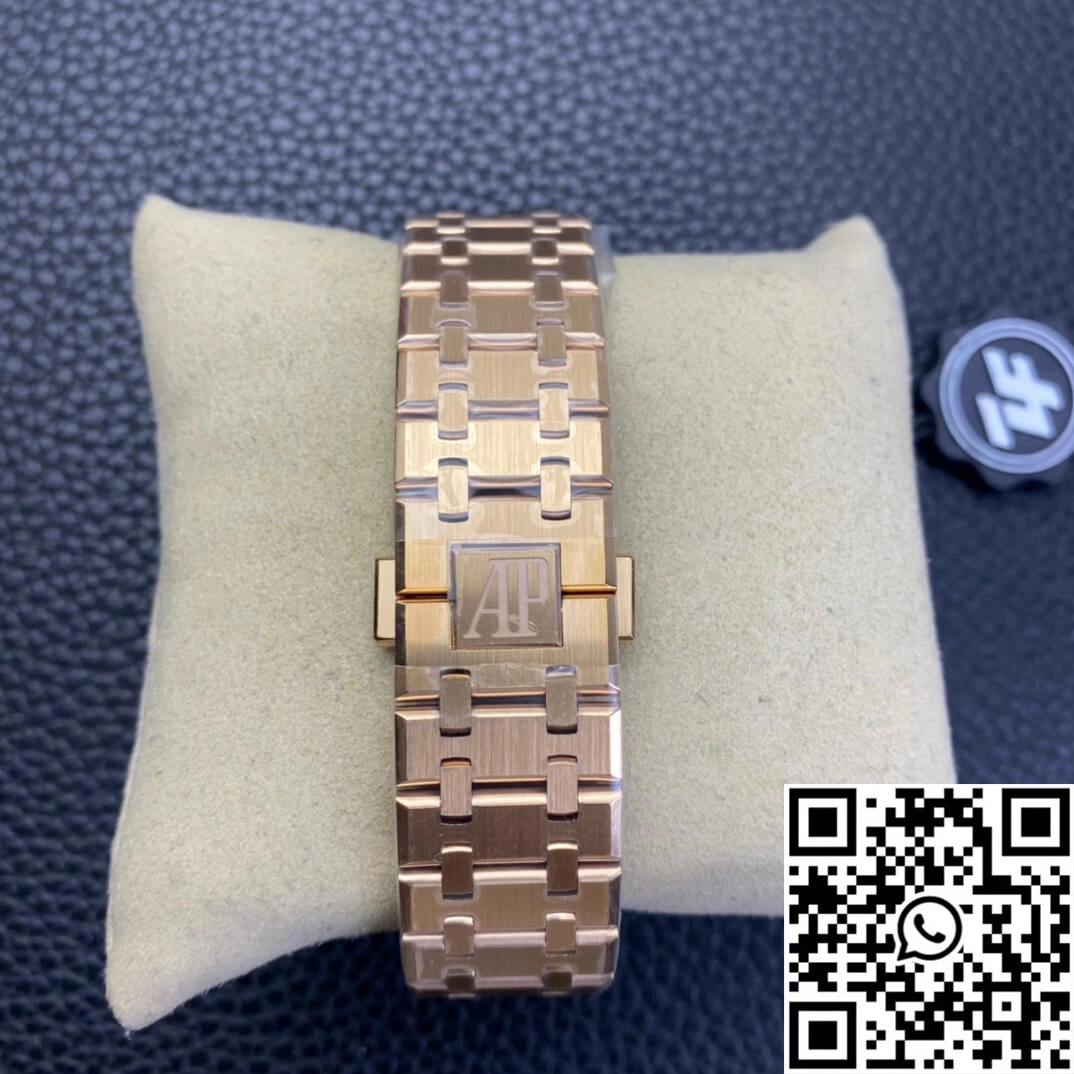 Compact Audemars Piguet Royal Oak 15500 ZF Factory Rose Gold Version White Dial 85
