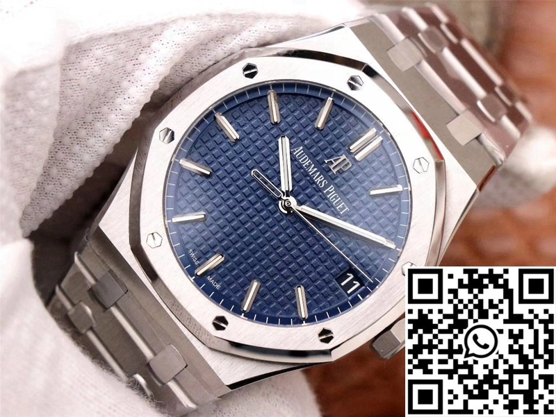 WaterResistant Audemars Piguet Royal Oak 15500ST.OO.1220ST.01 ZF Factory Blue Dial 126