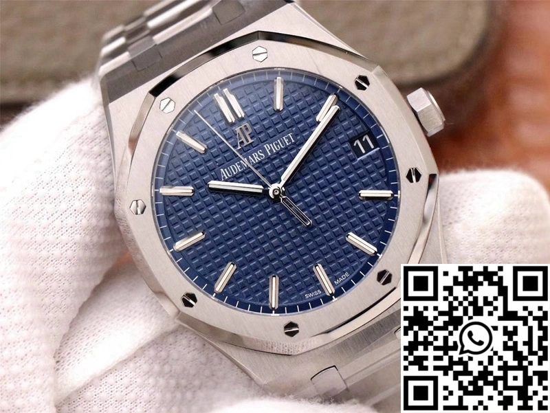 WaterResistant Audemars Piguet Royal Oak 15500ST.OO.1220ST.01 ZF Factory Blue Dial 126