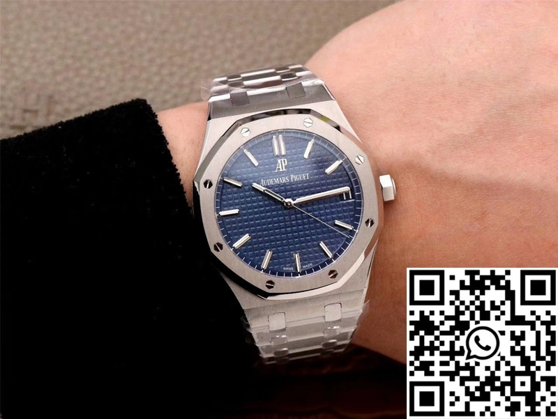 WaterResistant Audemars Piguet Royal Oak 15500ST.OO.1220ST.01 ZF Factory Blue Dial 126