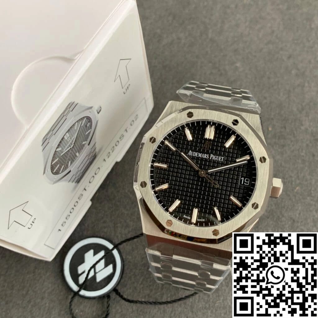 TopPick Audemars Piguet Royal Oak 15500ST.OO.1220ST.03 ZF Factory Black Dial 61
