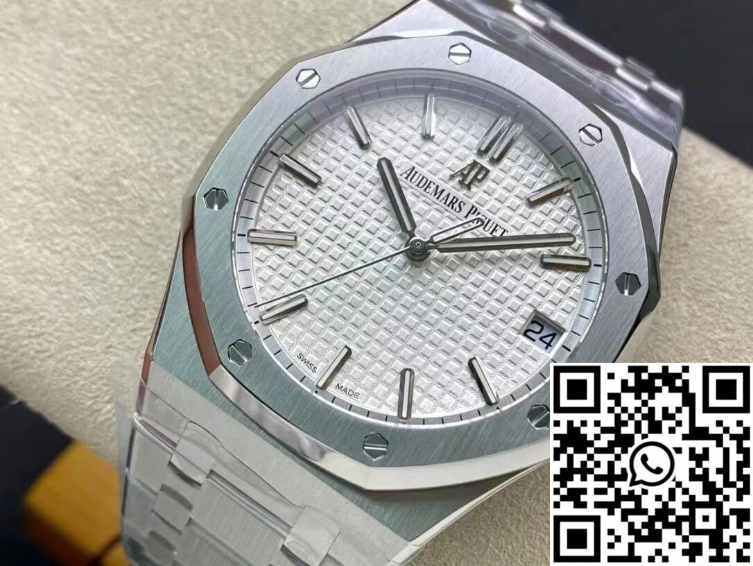 Audemars Piguet Royal Oak 15500ST.OO.1220ST.04 ZF Factory V2 White Dial HighQuality 57