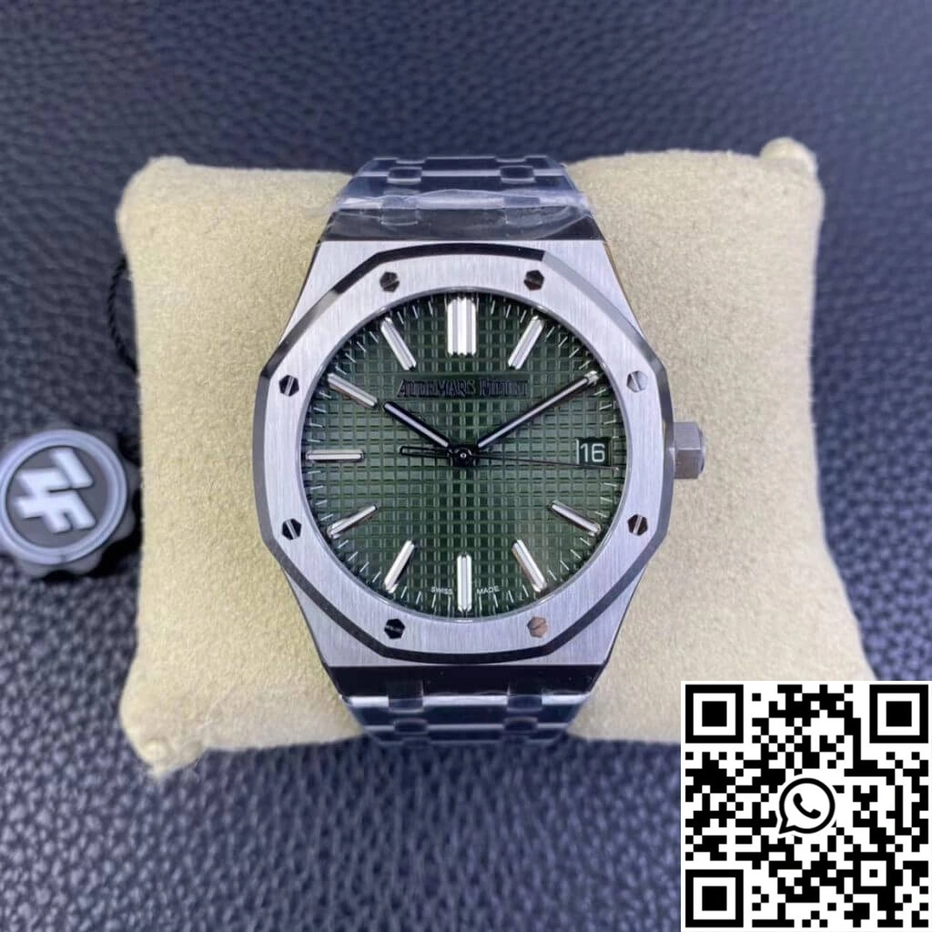 Tailored Audemars Piguet Royal Oak 15510ST.OO.1320ST.04 ZF Factory Green Dial 34