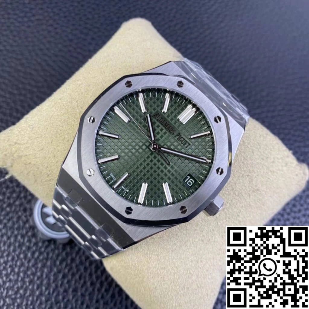 Tailored Audemars Piguet Royal Oak 15510ST.OO.1320ST.04 ZF Factory Green Dial 34