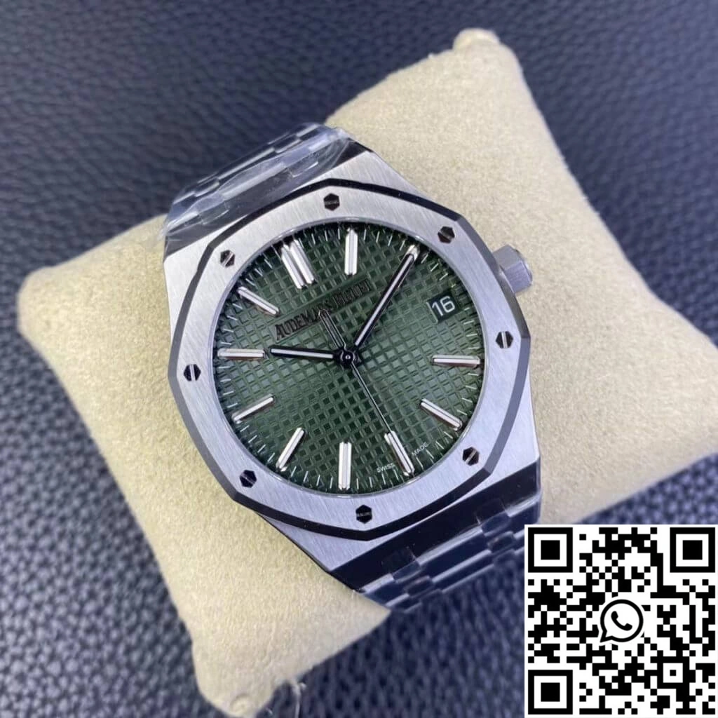 Tailored Audemars Piguet Royal Oak 15510ST.OO.1320ST.04 ZF Factory Green Dial 34