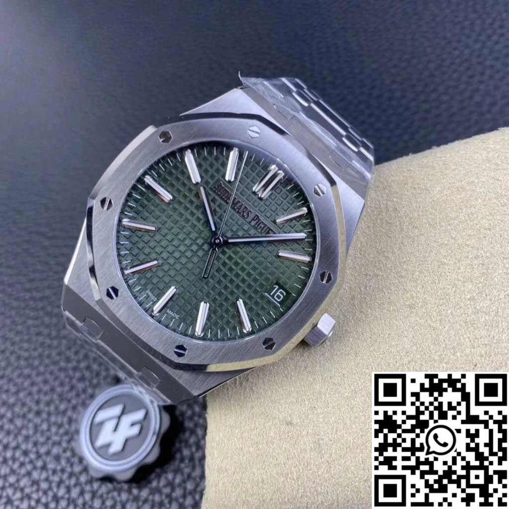 Tailored Audemars Piguet Royal Oak 15510ST.OO.1320ST.04 ZF Factory Green Dial 34