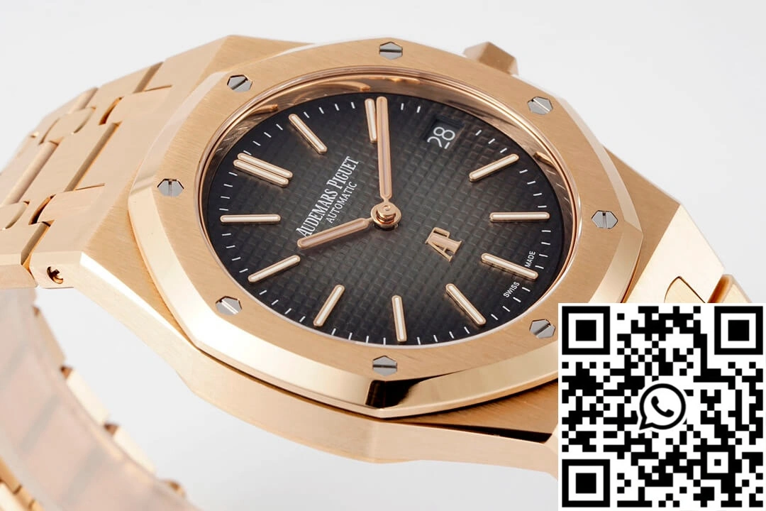 Audemars Piguet Royal Oak 16202OR.OO.1240OR.01 ZF Factory Rose Gold Stretchable 104