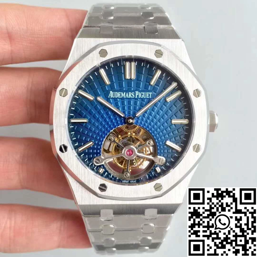 QuickDry Audemars Piguet Royal Oak 26522 Tourbillon Extra Thin Blue Dial R8 Factory 129